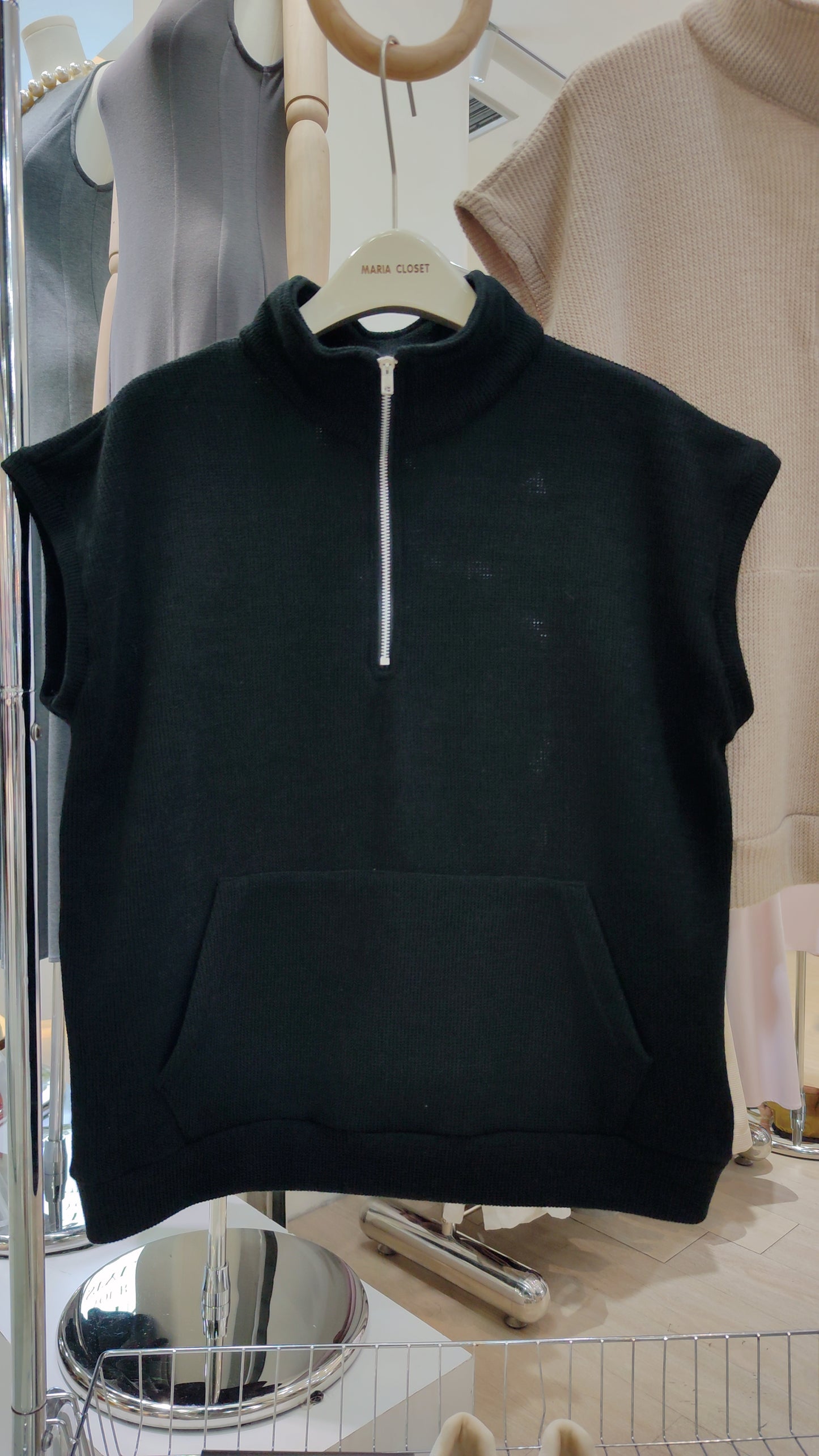The "Cameron" Quarter-Zip Vest: