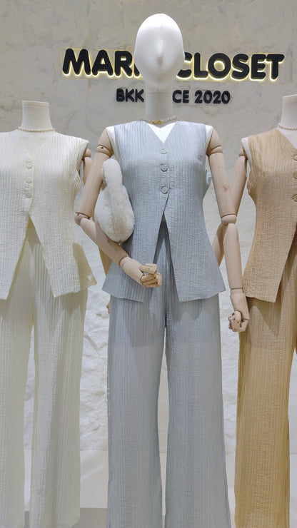 The "Plissé" Textured Set