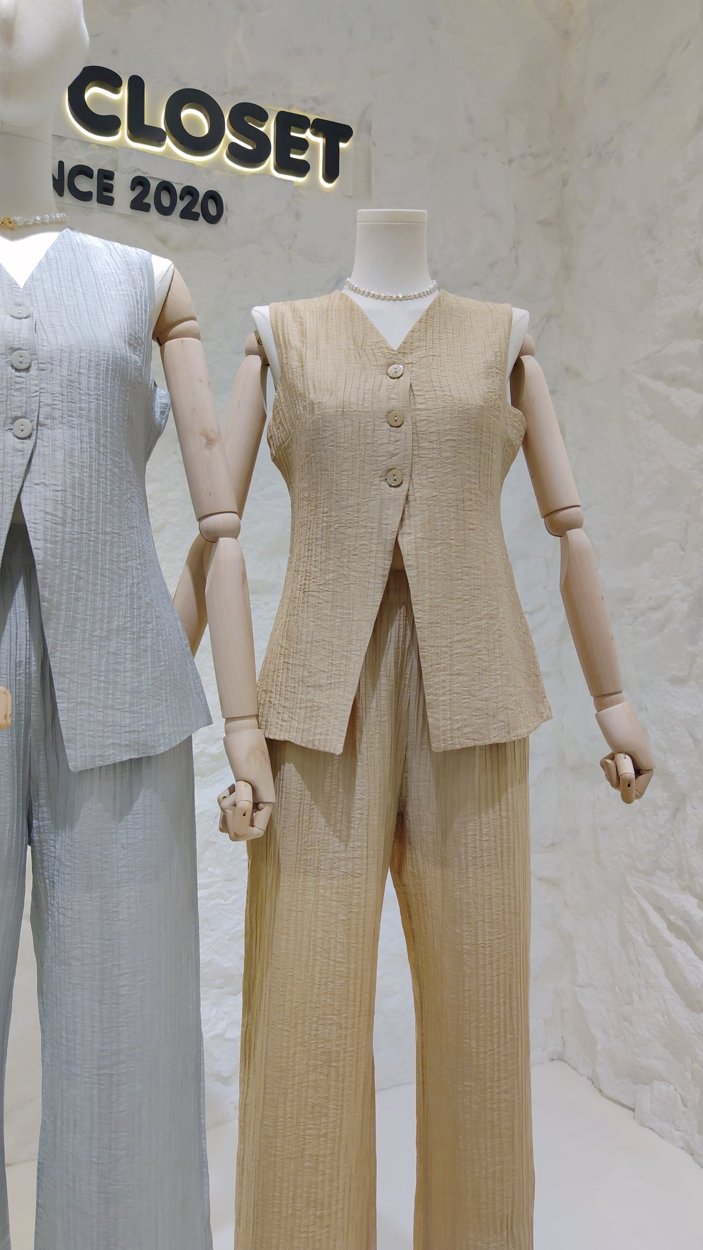 The "Plissé" Textured Set