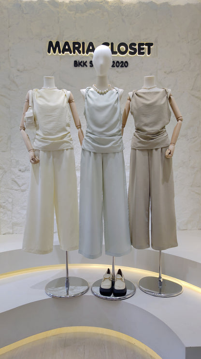 The "Calla" Cowl Neck Set