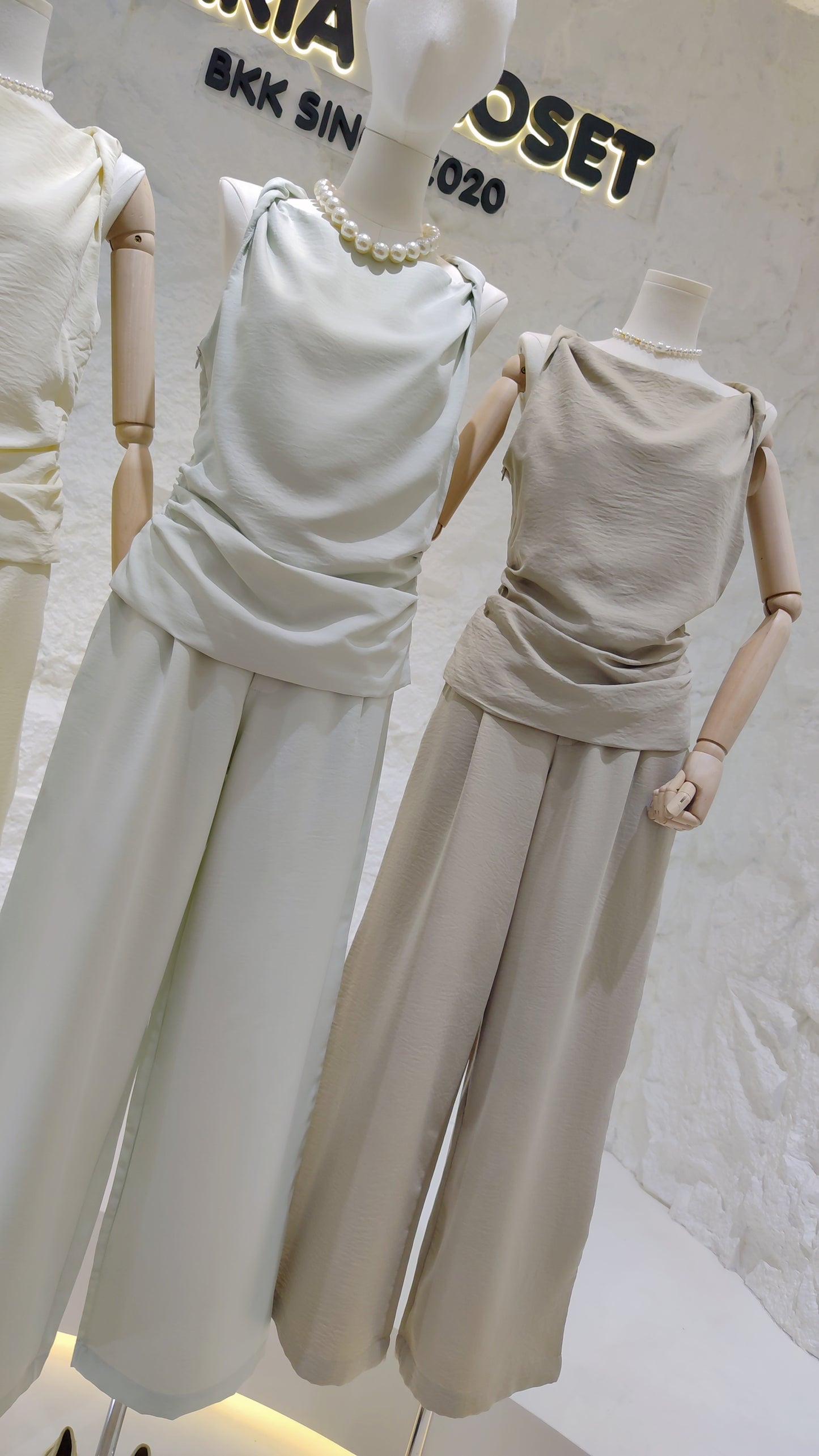 The "Calla" Cowl Neck Set