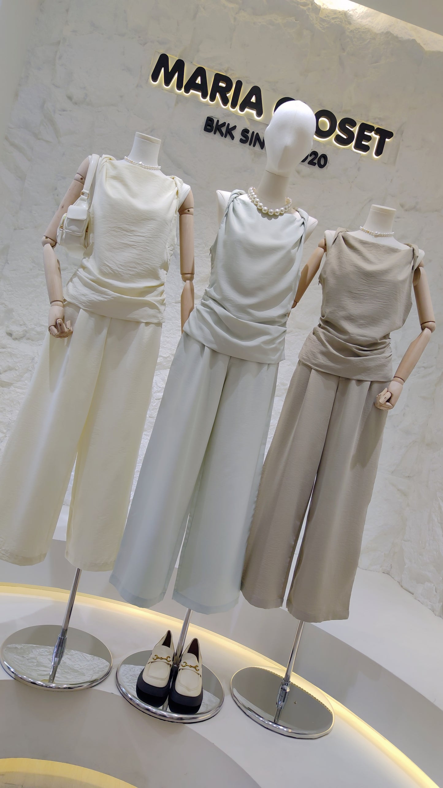 The "Calla" Cowl Neck Set