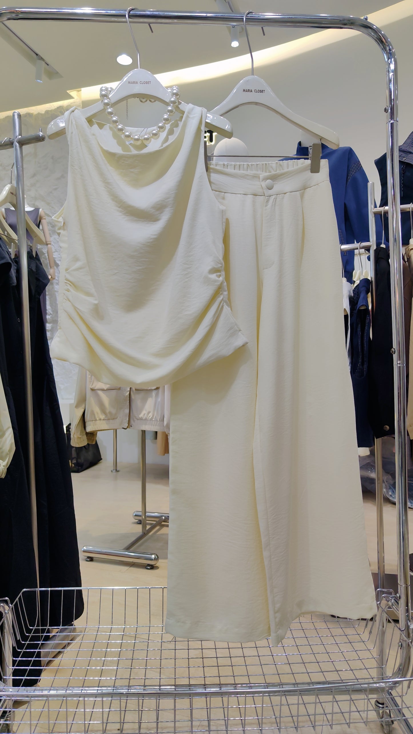 The "Calla" Cowl Neck Set