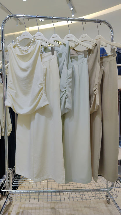 The "Calla" Cowl Neck Set