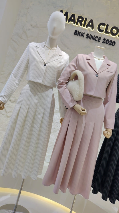 The "Debutante" Pleated Skirt Set