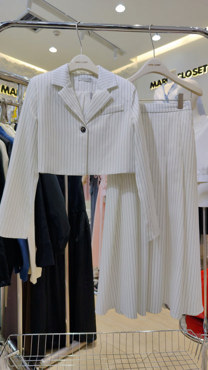 The "Debutante" Pleated Skirt Set