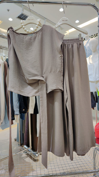 The "Diana" Draped Tie Set