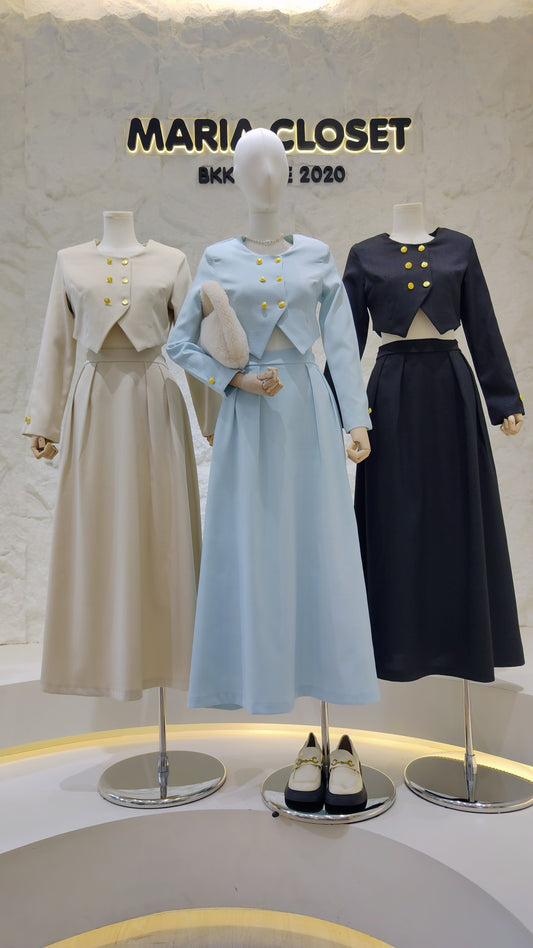 The "Heiress" Gold Button Set