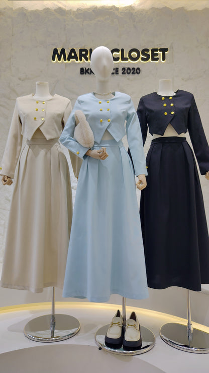 The "Heiress" Gold Button Set