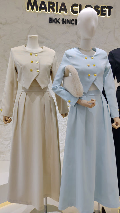 The "Heiress" Gold Button Set