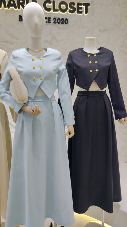 The "Heiress" Gold Button Set