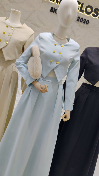 The "Heiress" Gold Button Set