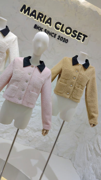 The "Heiress" Faux-Wool Jacket