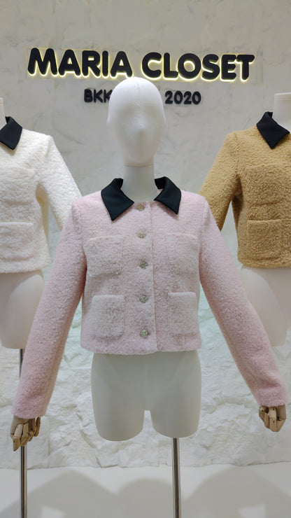 The "Heiress" Faux-Wool Jacket