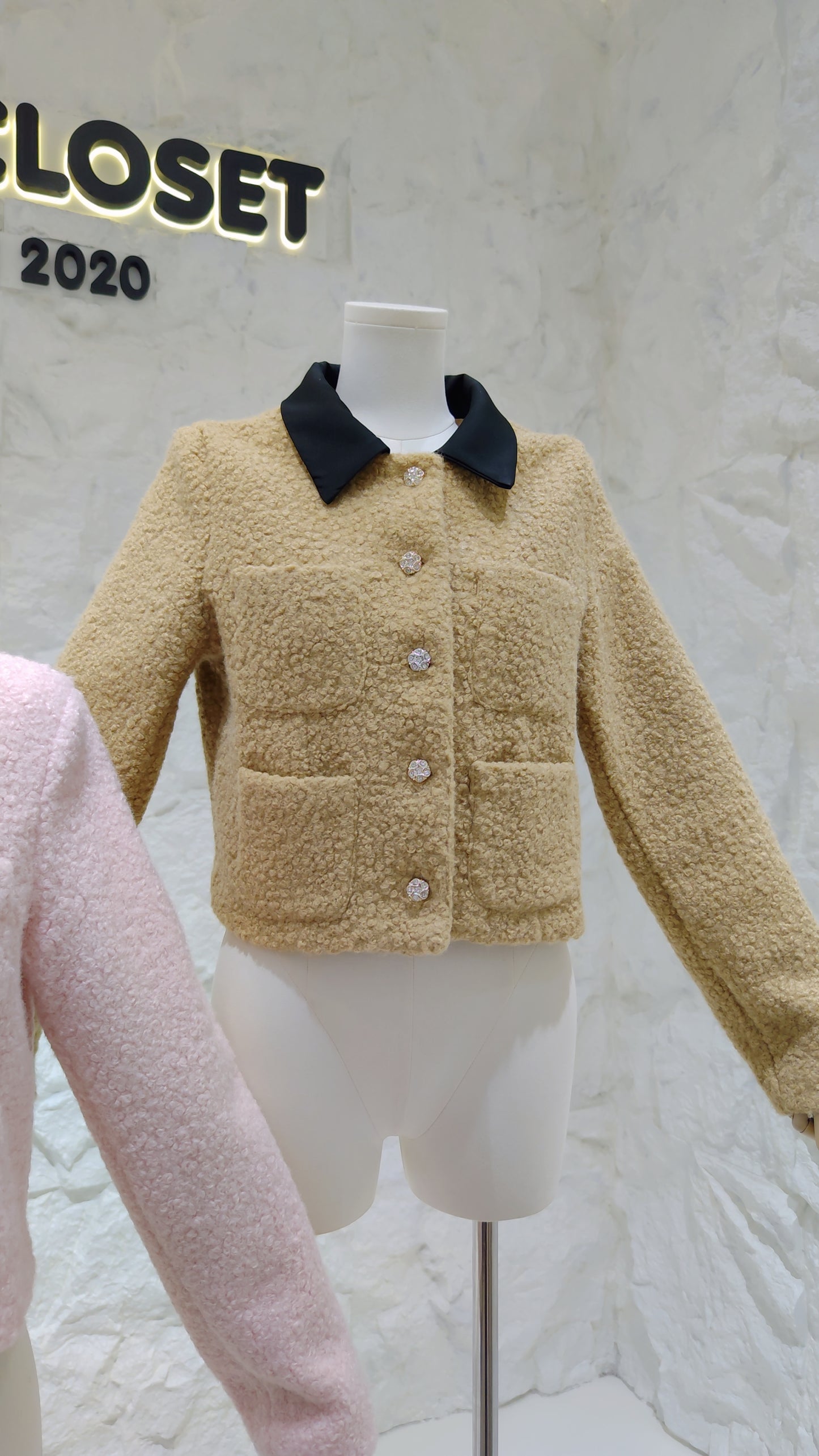 The "Heiress" Faux-Wool Jacket
