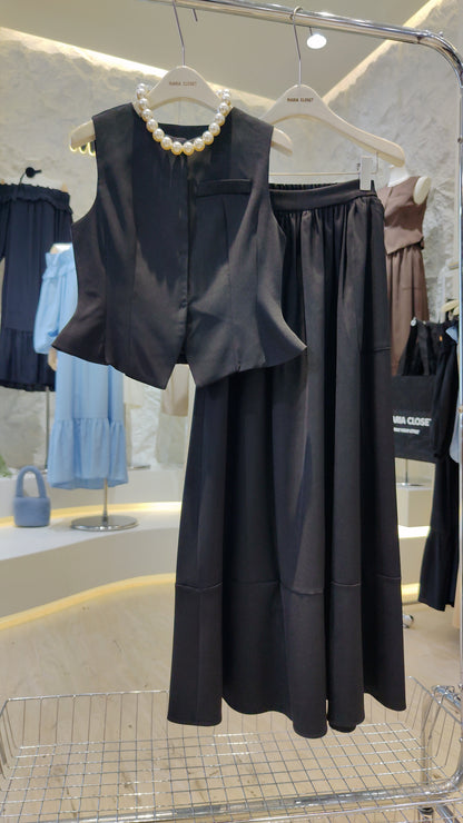 The "Elegant Peplum" Two-Piece Set
