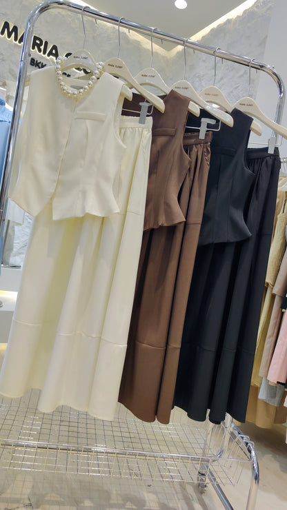 The "Elegant Peplum" Two-Piece Set