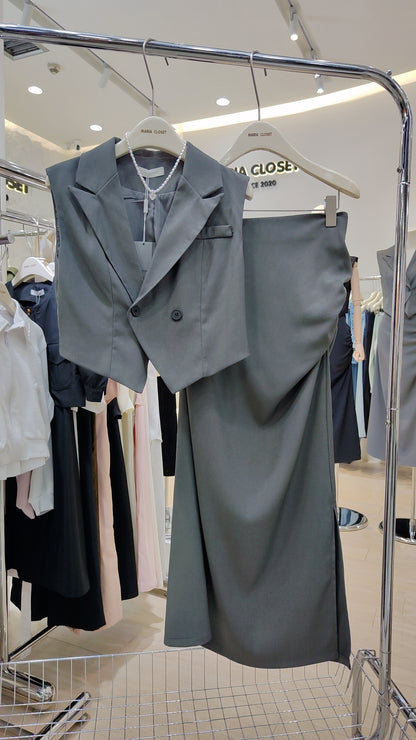 The "Milano" Blazer & Skirt Set