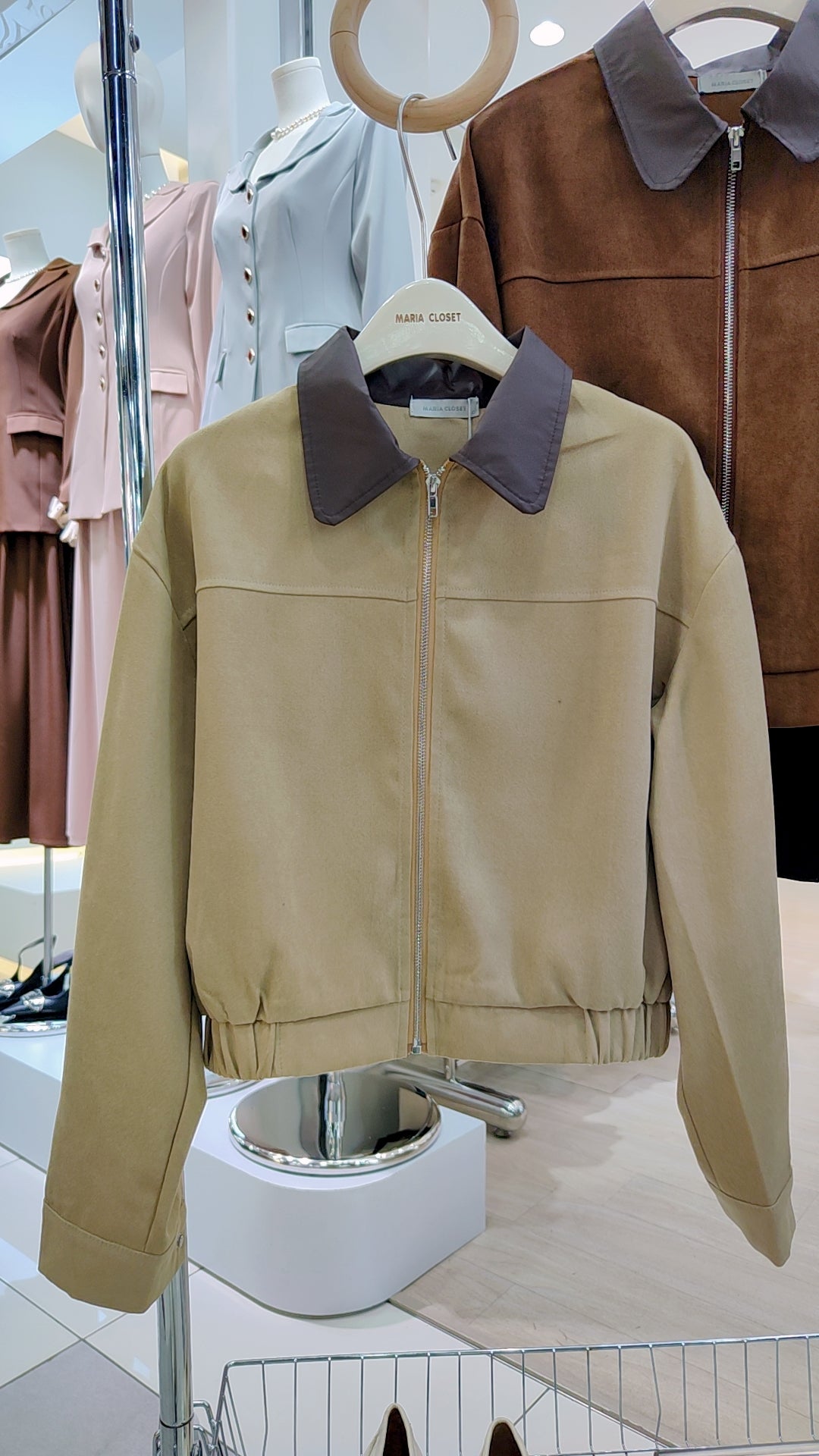 The "Luxe Suede" Zip-Up Jacket