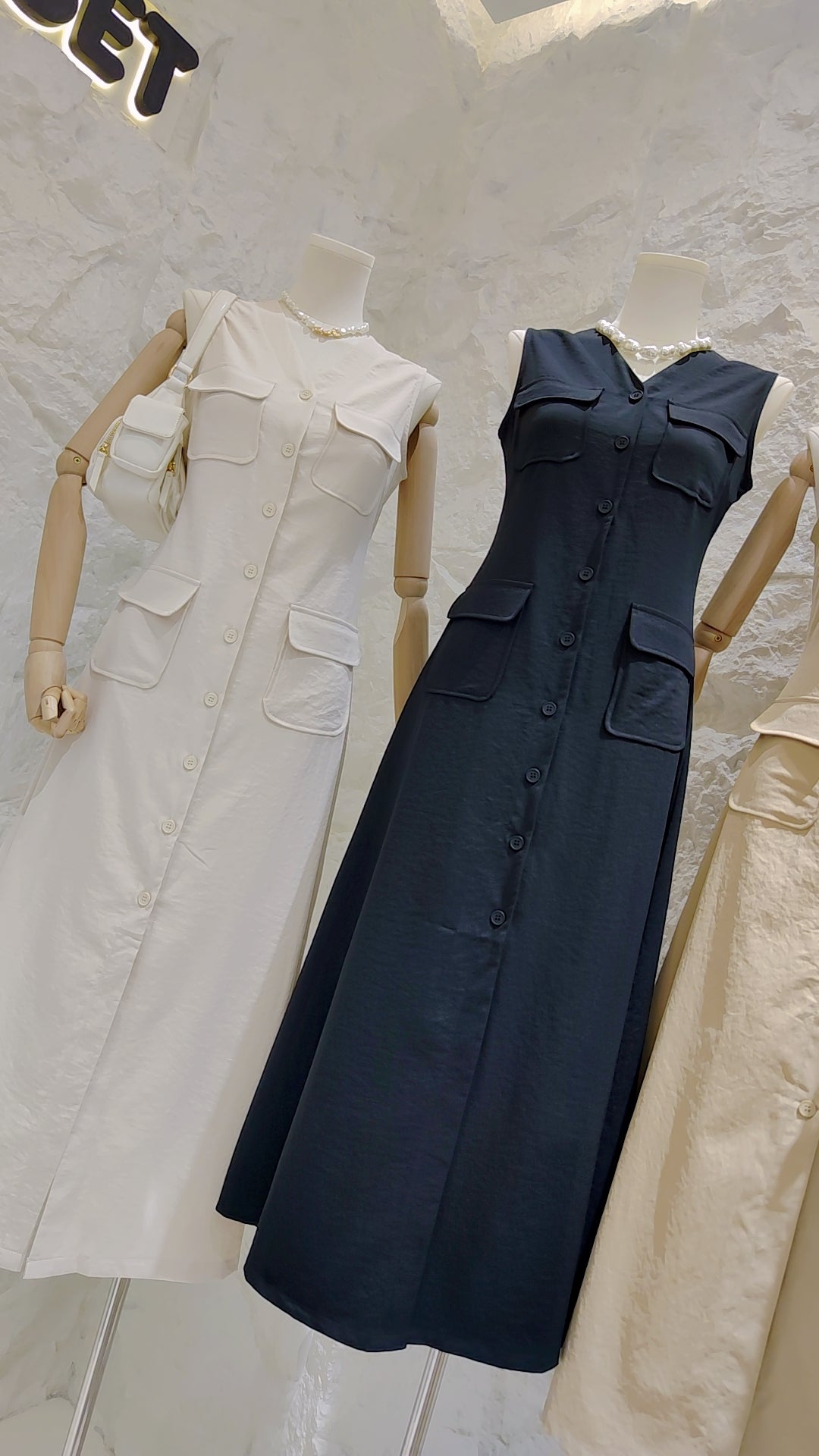 Maria's "Four-Pocket" Utility Shirt Dress