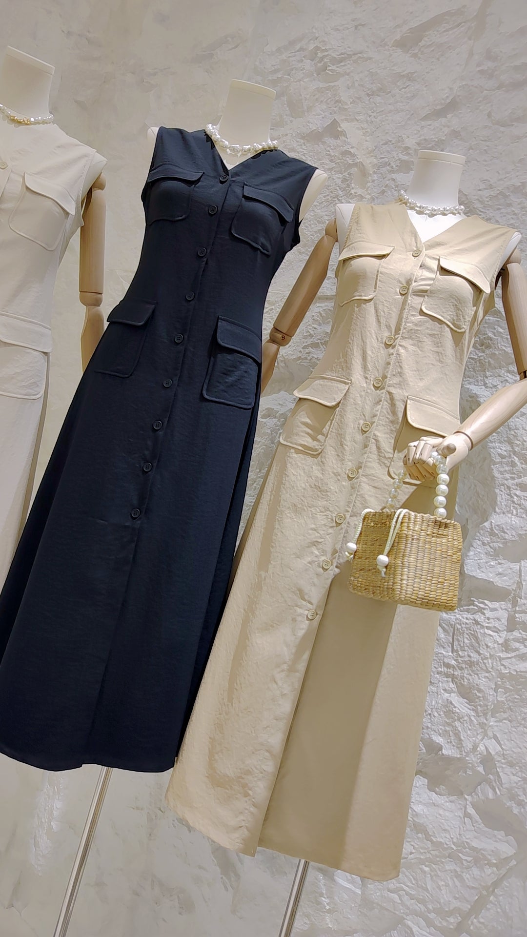 Maria's "Four-Pocket" Utility Shirt Dress