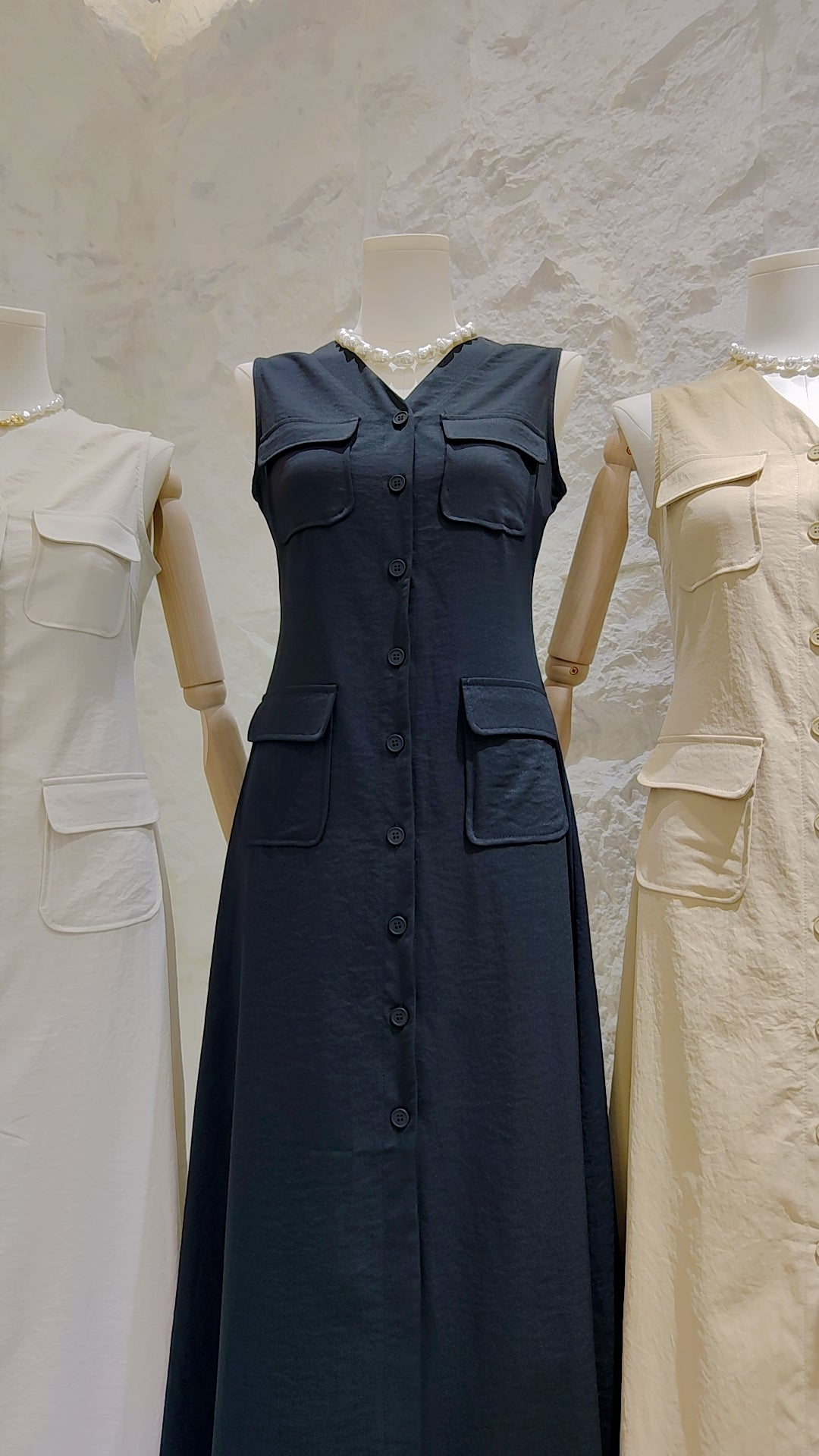 Maria's "Four-Pocket" Utility Shirt Dress