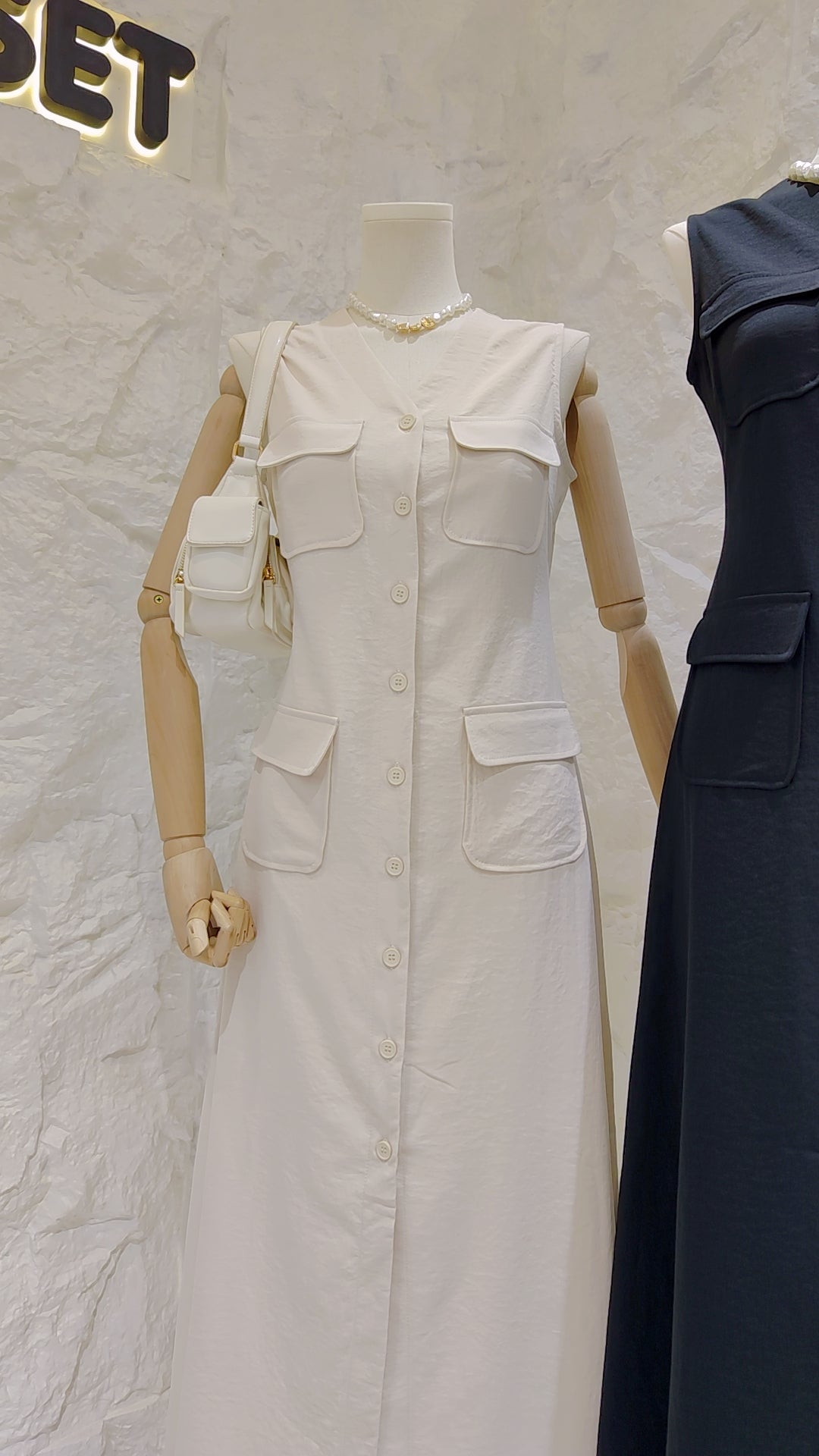 Maria's "Four-Pocket" Utility Shirt Dress