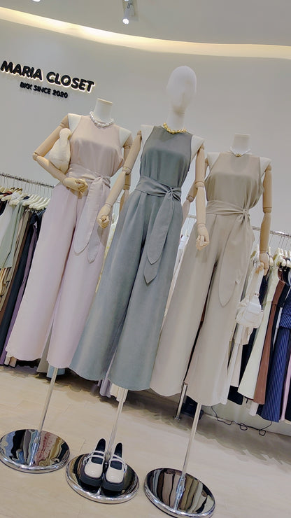 Maria's "Sleeveless Tie-Waist" Set