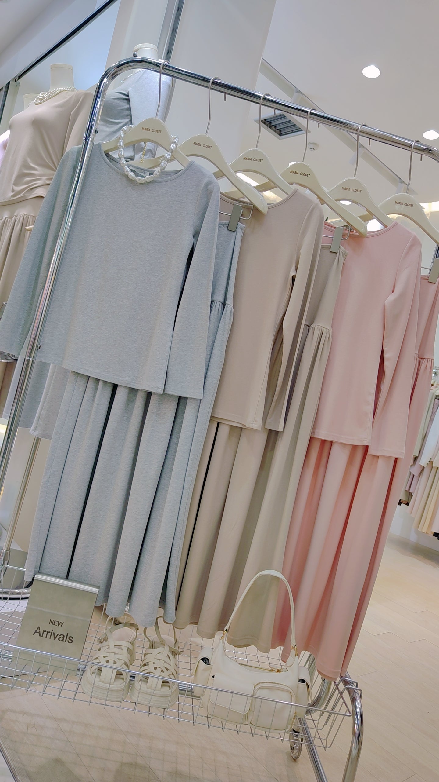 The "Flowy Knit Skirt" Two-Piece Set: