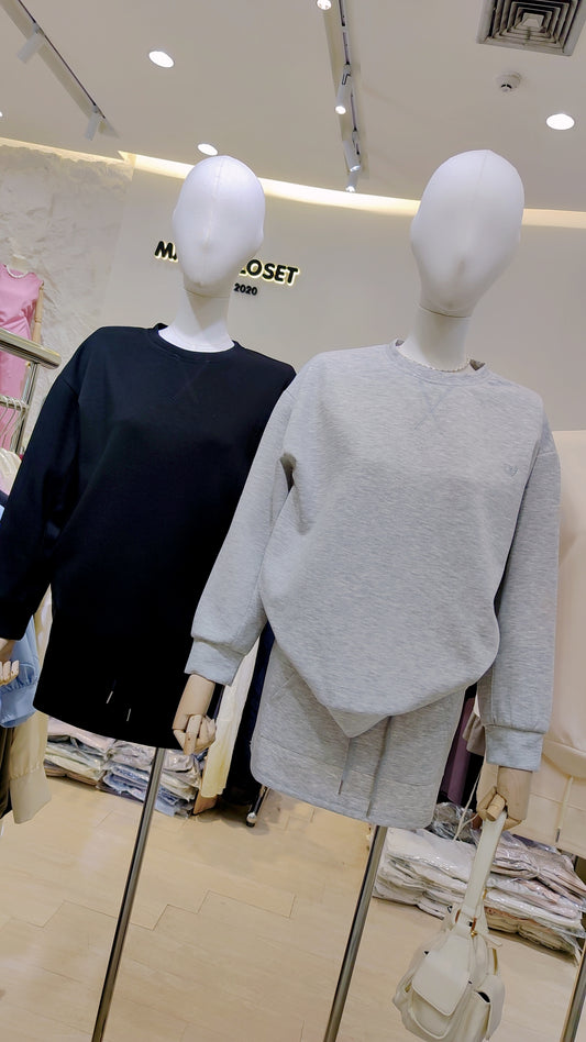 The "Seoul" Sweatshirt & Skirt Set