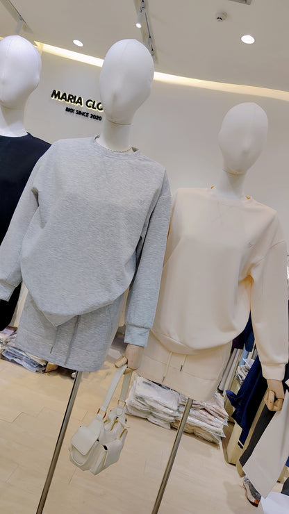 The "Seoul" Sweatshirt & Skirt Set