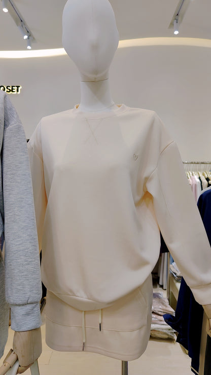 The "Seoul" Sweatshirt & Skirt Set