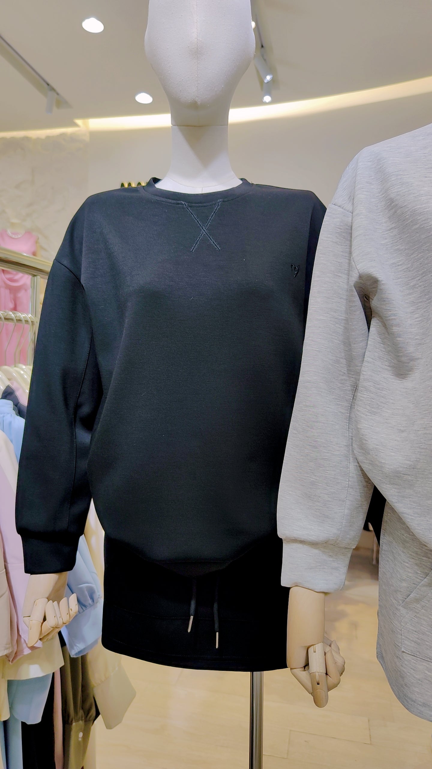 The "Seoul" Sweatshirt & Skirt Set