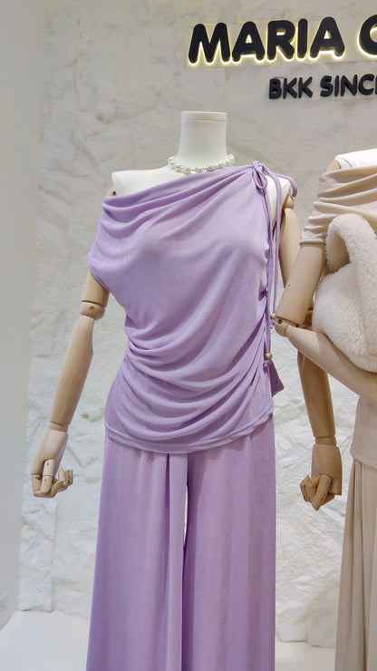 The "Convertible Drape-Neck" Set