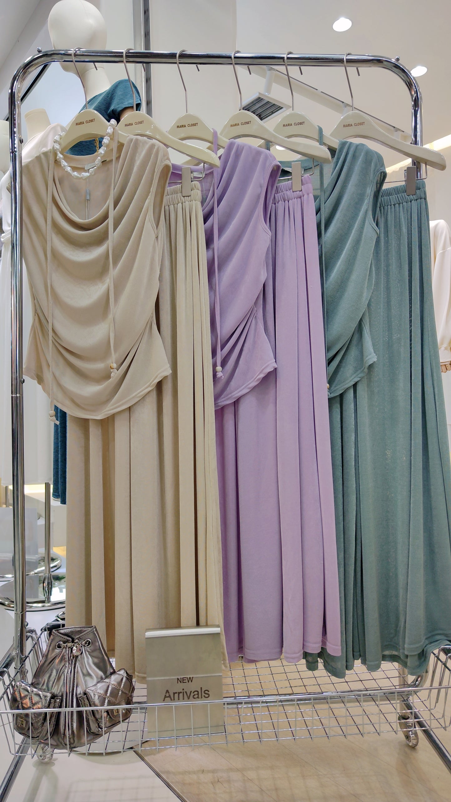 The "Convertible Drape-Neck" Set