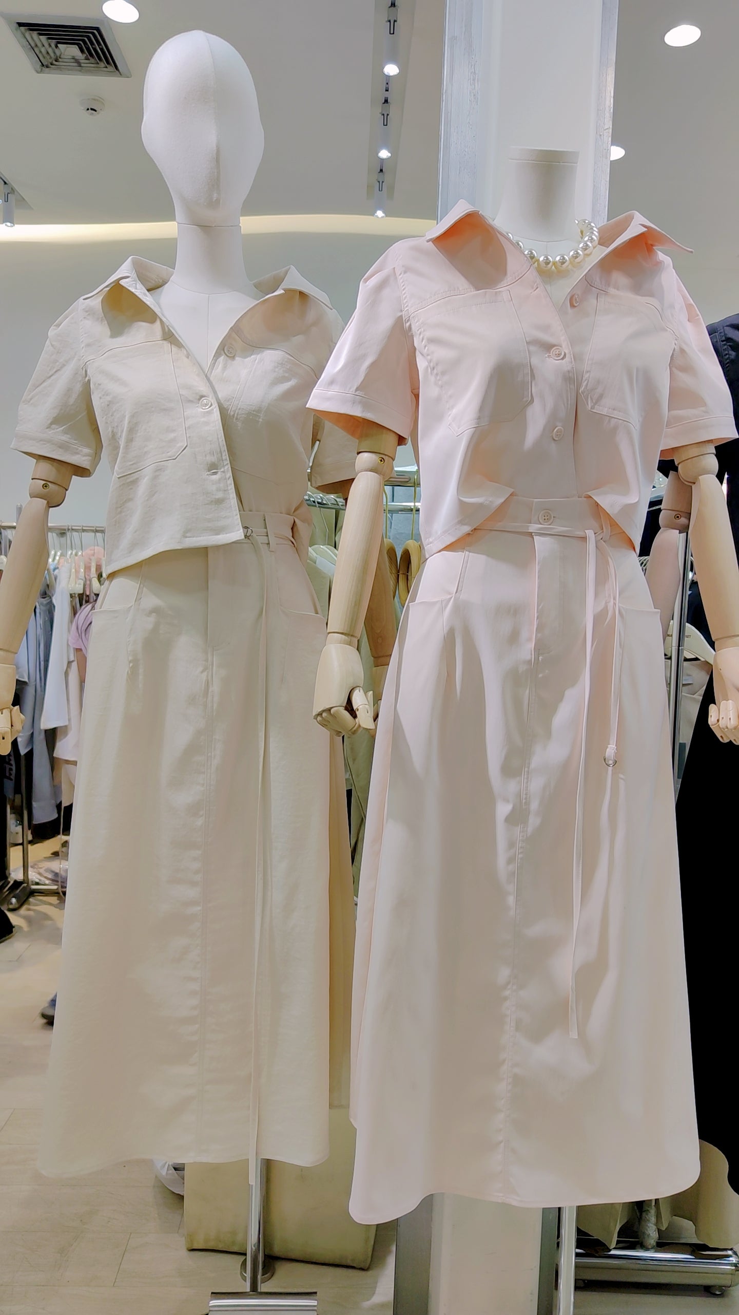 The "City Essential" Shirt & Skirt Set
