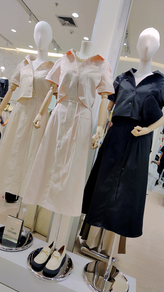 The "City Essential" Shirt & Skirt Set