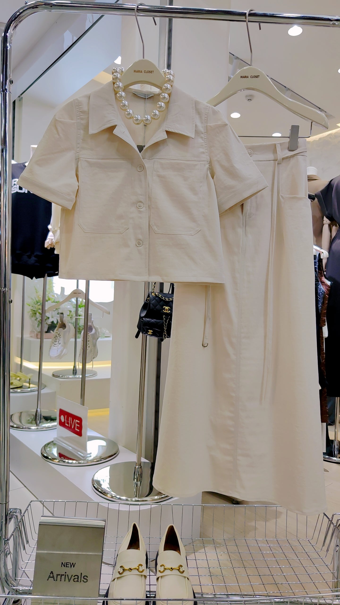 The "City Essential" Shirt & Skirt Set