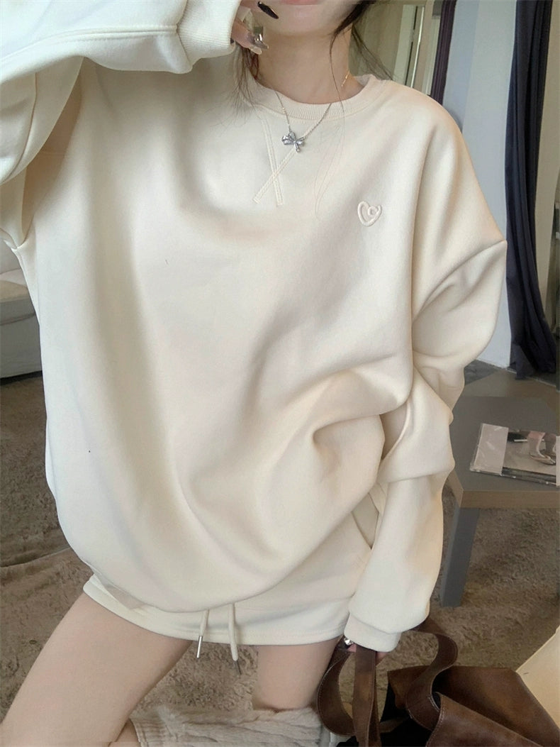 The "Seoul" Sweatshirt & Skirt Set