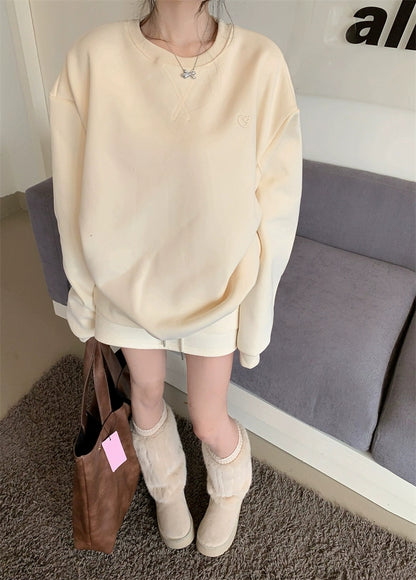 The "Seoul" Sweatshirt & Skirt Set