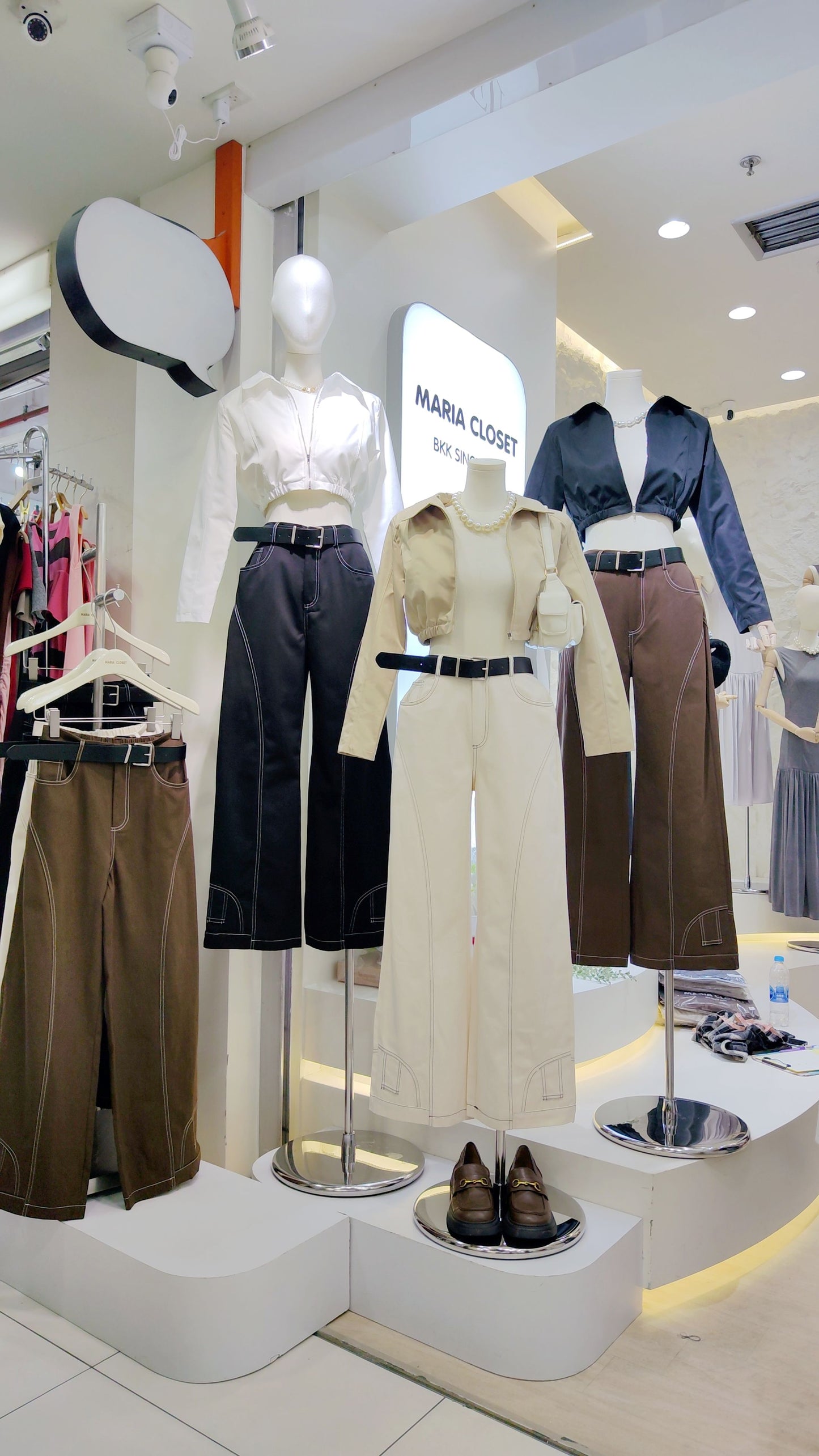 The "Stitchwork" Wide-Leg Trousers